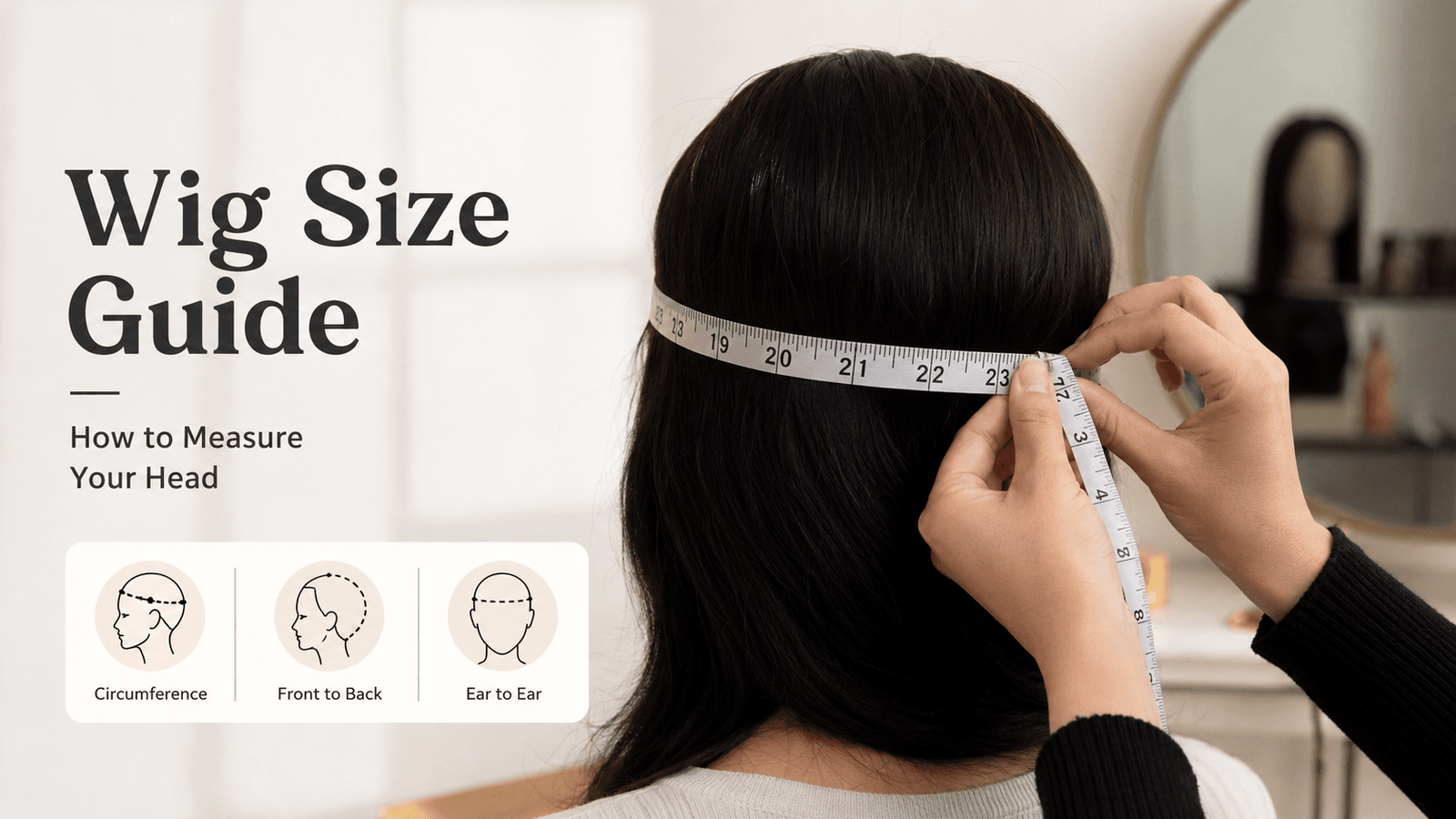 Wig Size Selection Guide: How to Find the Wig That Fits You Best