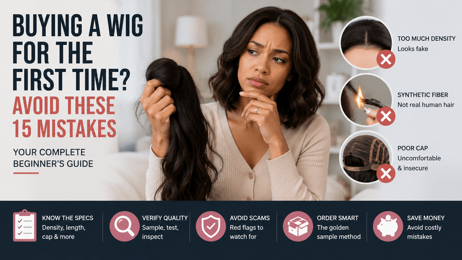Buying a Wig for the First Time? Avoid These 15 Mistakes