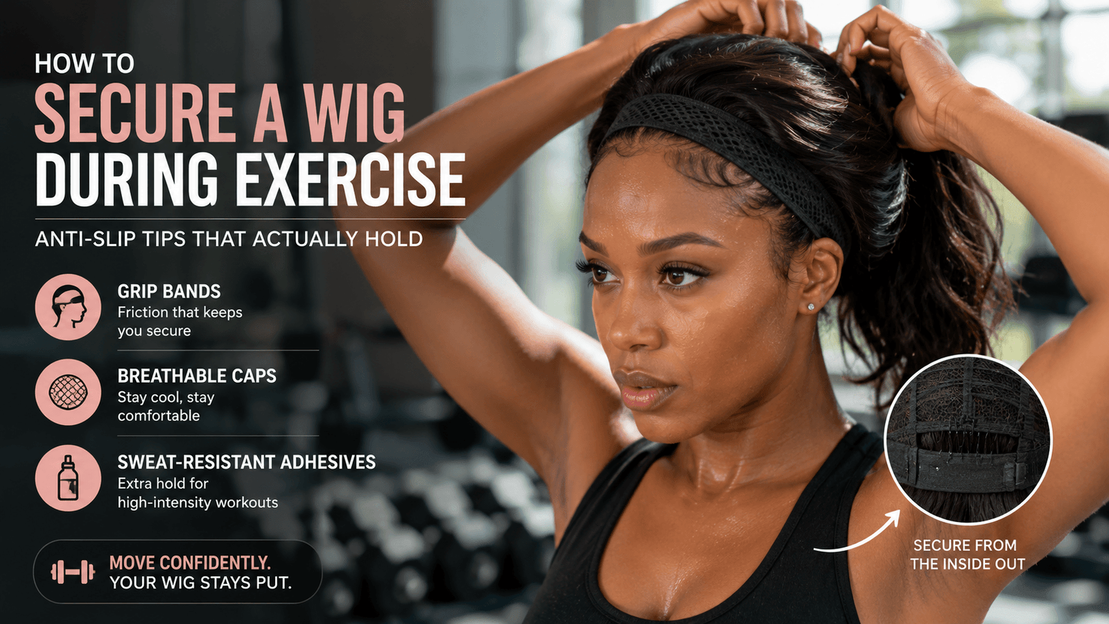 How to Secure a Wig During Exercise: Anti-Slip Tips That Actually Hold