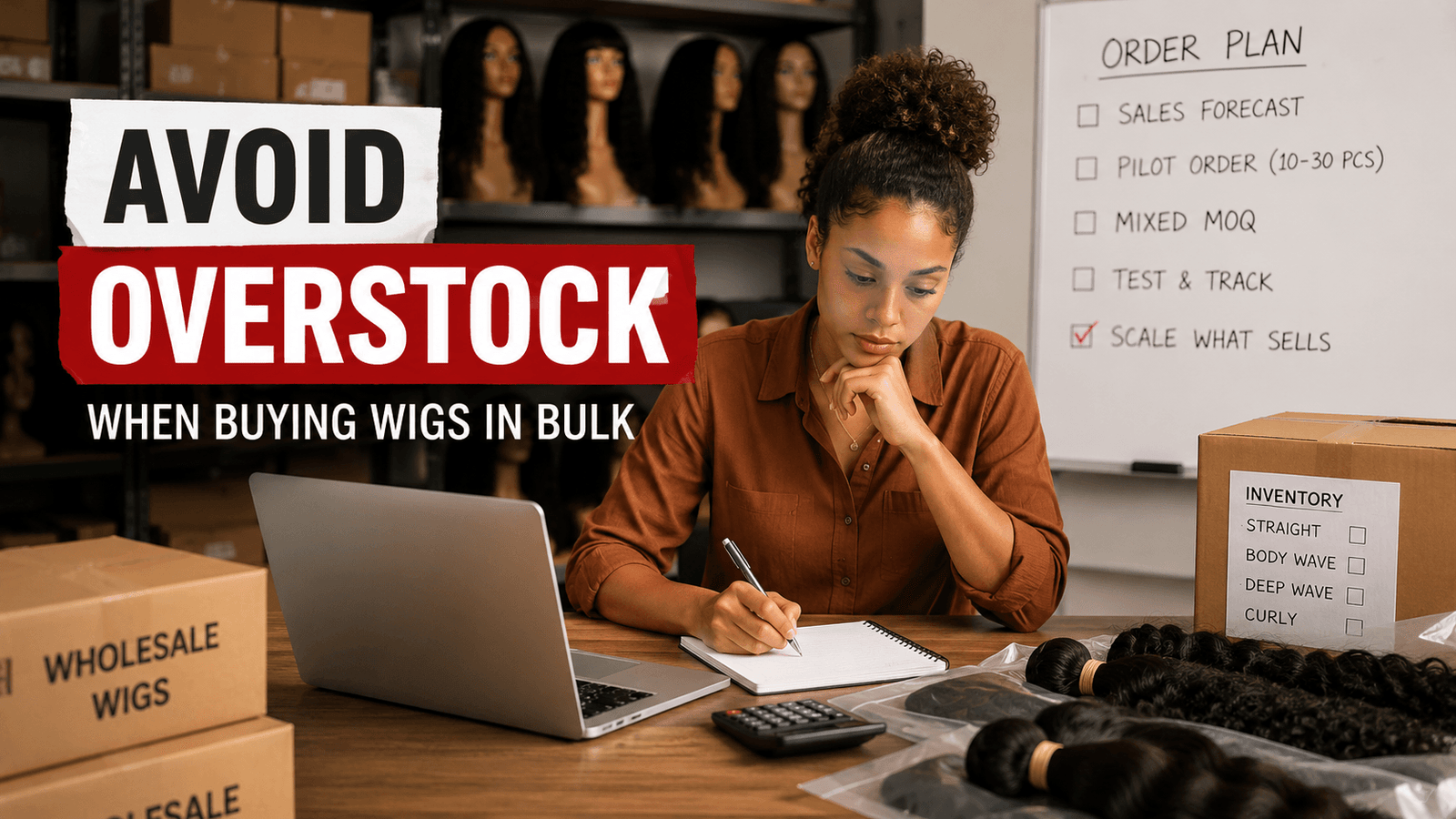 How to Avoid Overstock When Buying Wigs in Bulk