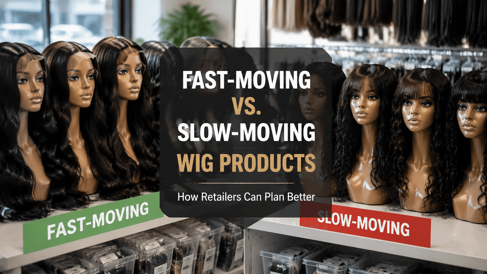Fast-Moving vs. Slow-Moving Wig Products: How Retailers Can Plan Better