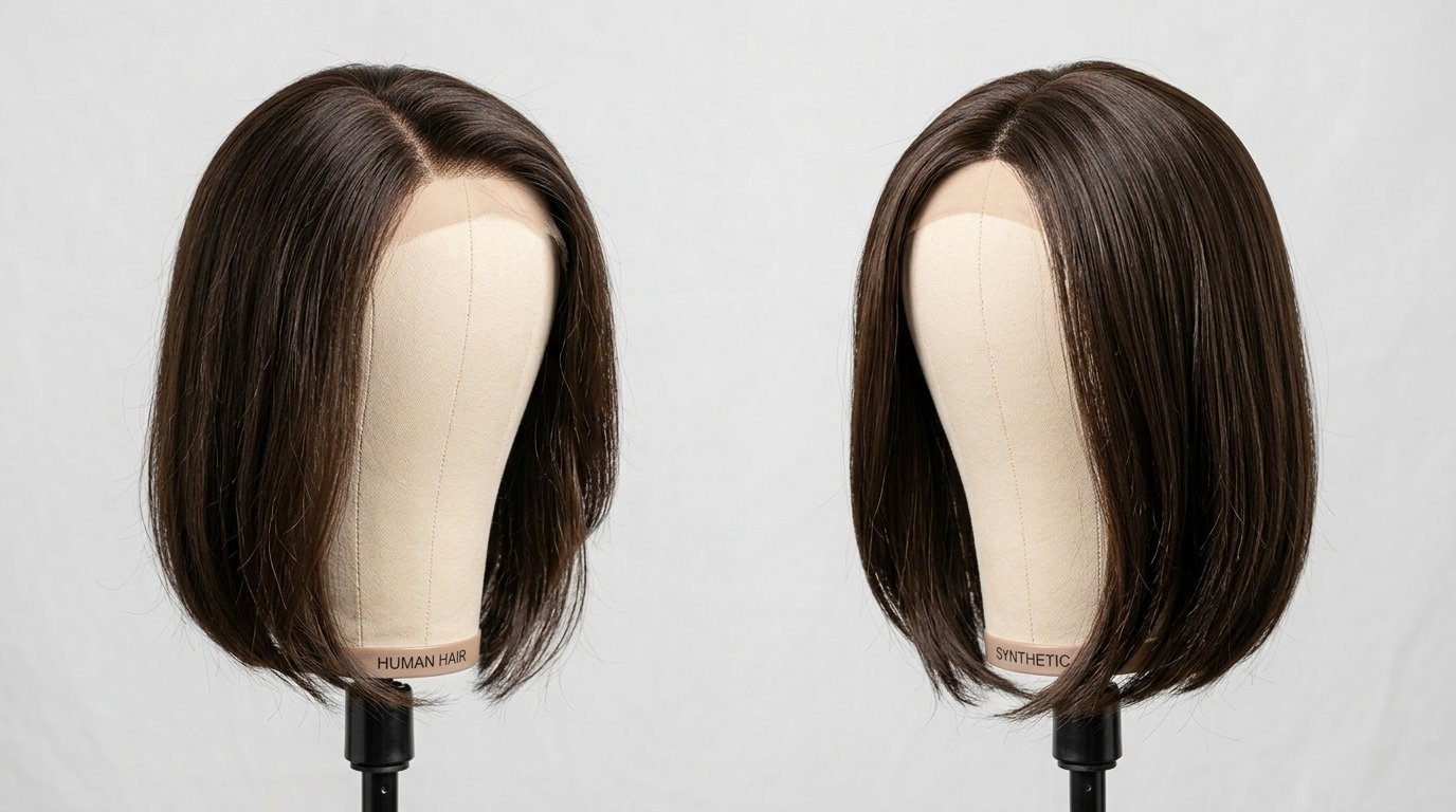 Synthetic Hair vs Human Hair: What Each Is Actually Made Of, and How That Changes Everything