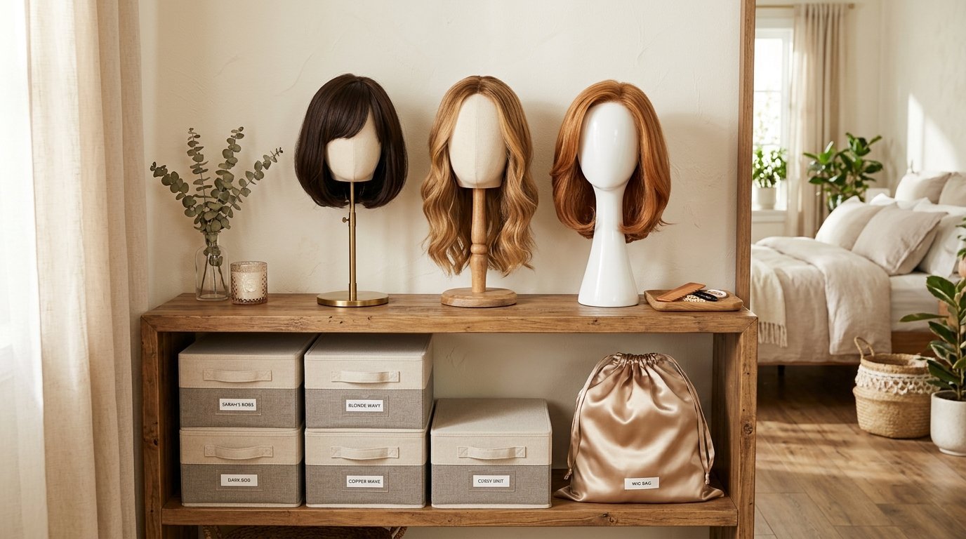 How to Store Wigs at Home: Best Methods With and Without a Wig Head, for Every Storage Situation