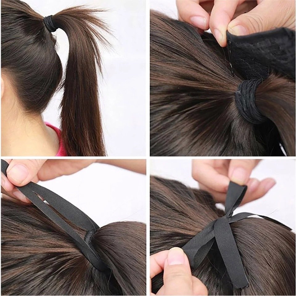Corn Wave Wrap Around Synthetic Ponytail Extension Heat Resistant Hairpiece Model 0022B