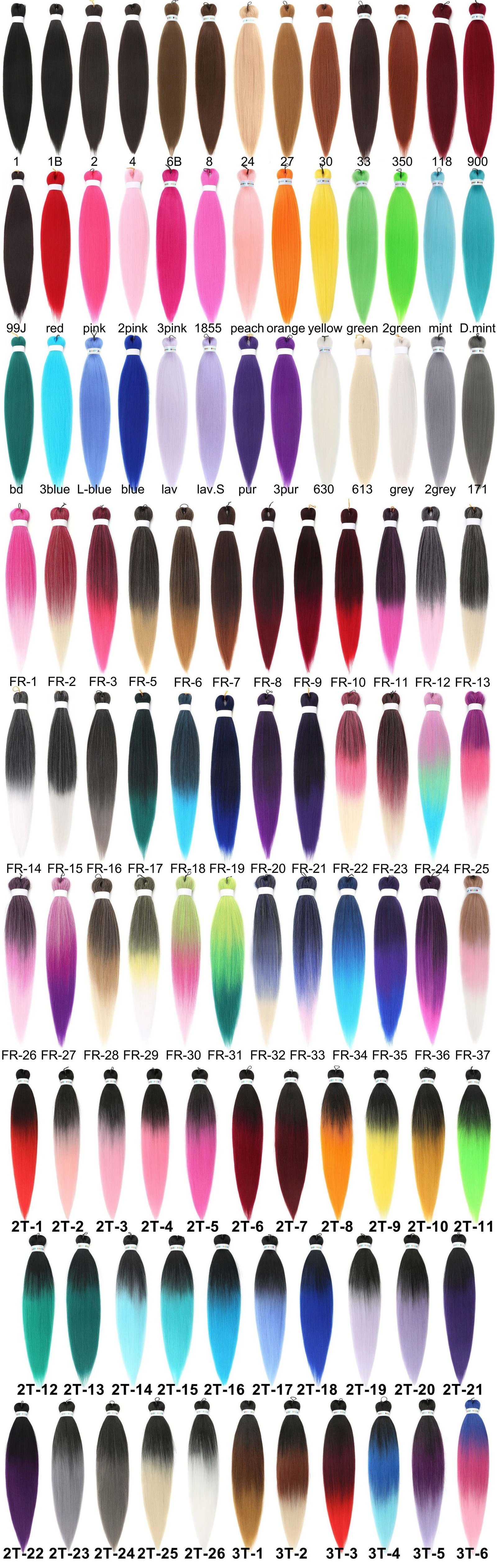 Pre Stretched Fluffy Easy Braid Synthetic Hair Extensions Bundle Xuchang Model