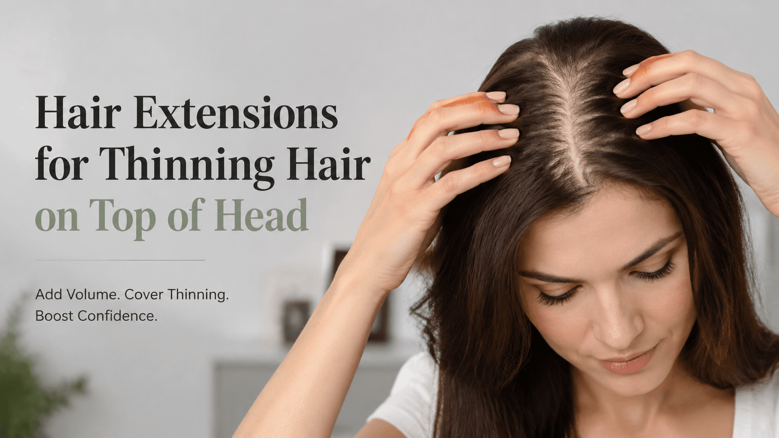 Crown Extensions for Thinning Hair: How to Add Volume to the Top of Your Head