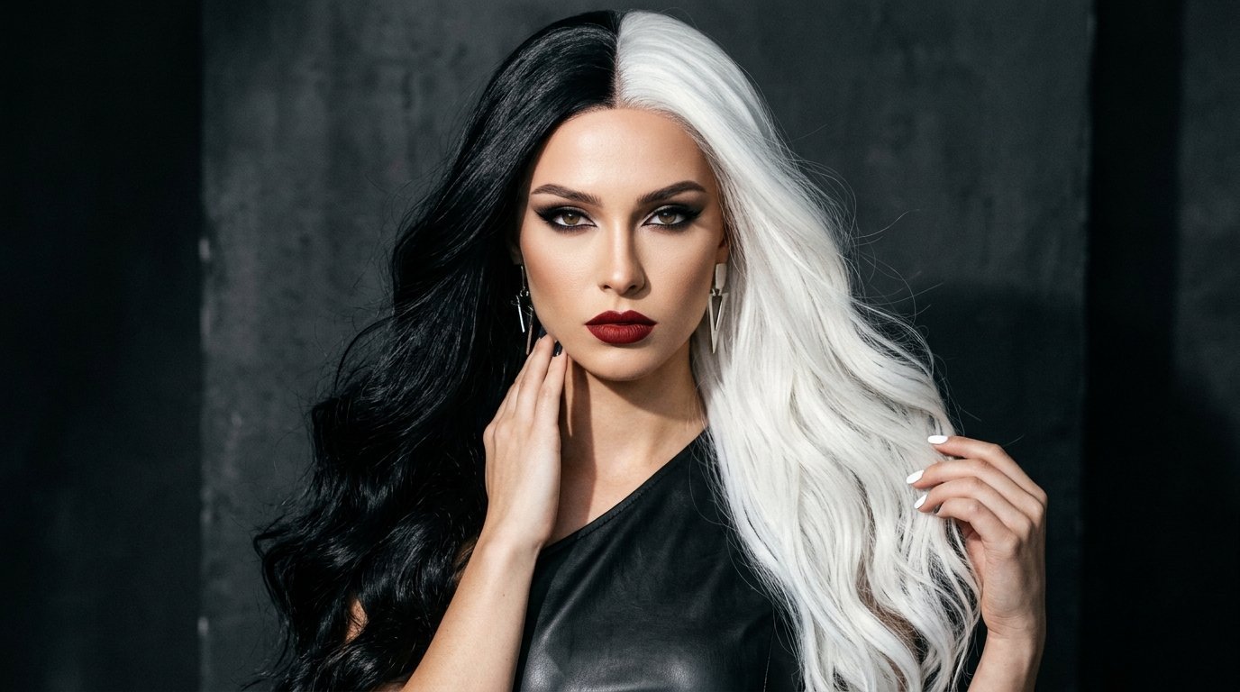 Black and White Wigs: Half-and-Half Styles, Cosplay Uses, and Human Hair Options Explained