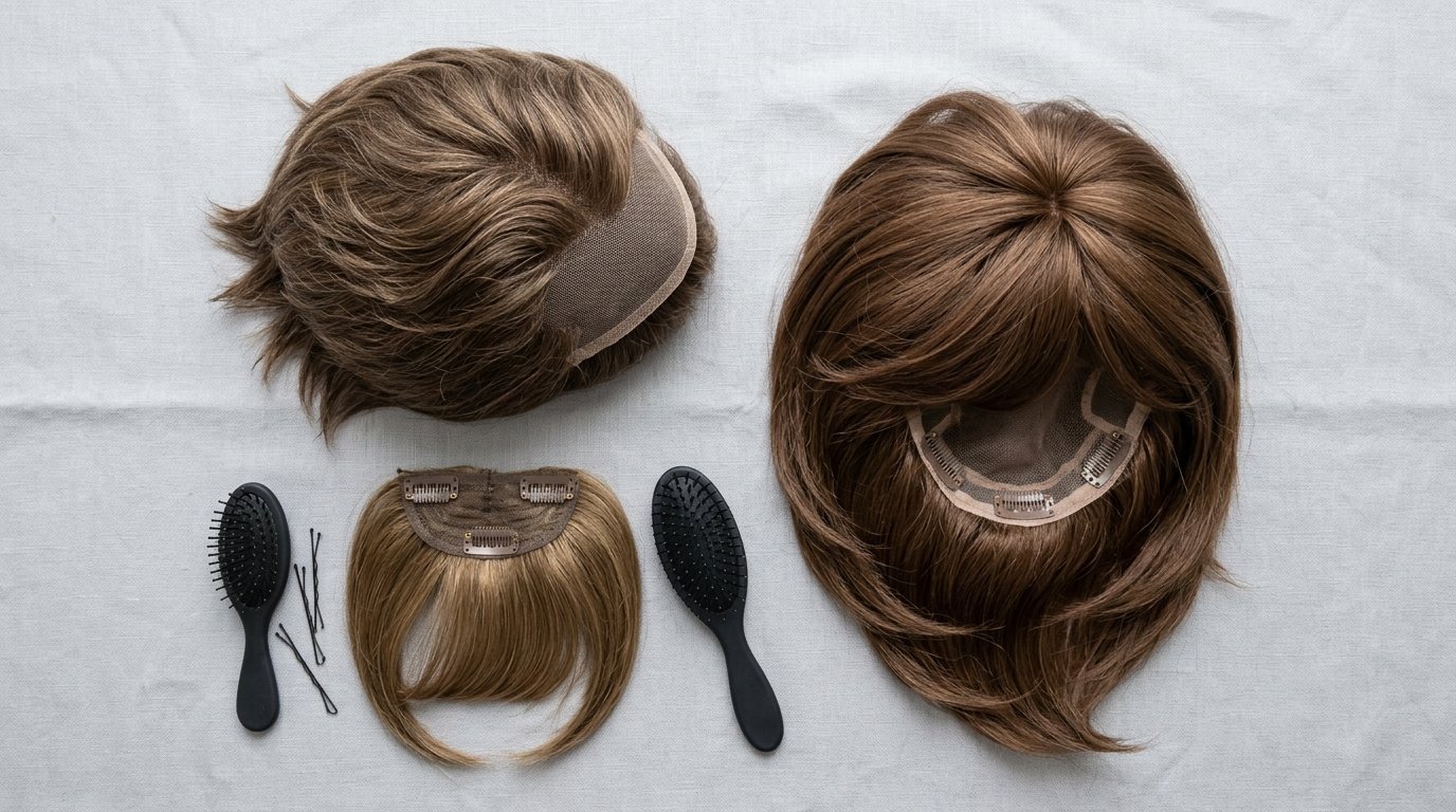 Faux Hair and False Hairpieces: A Practical Guide to Synthetic Hair Additions, Toupees, and Hairpieces