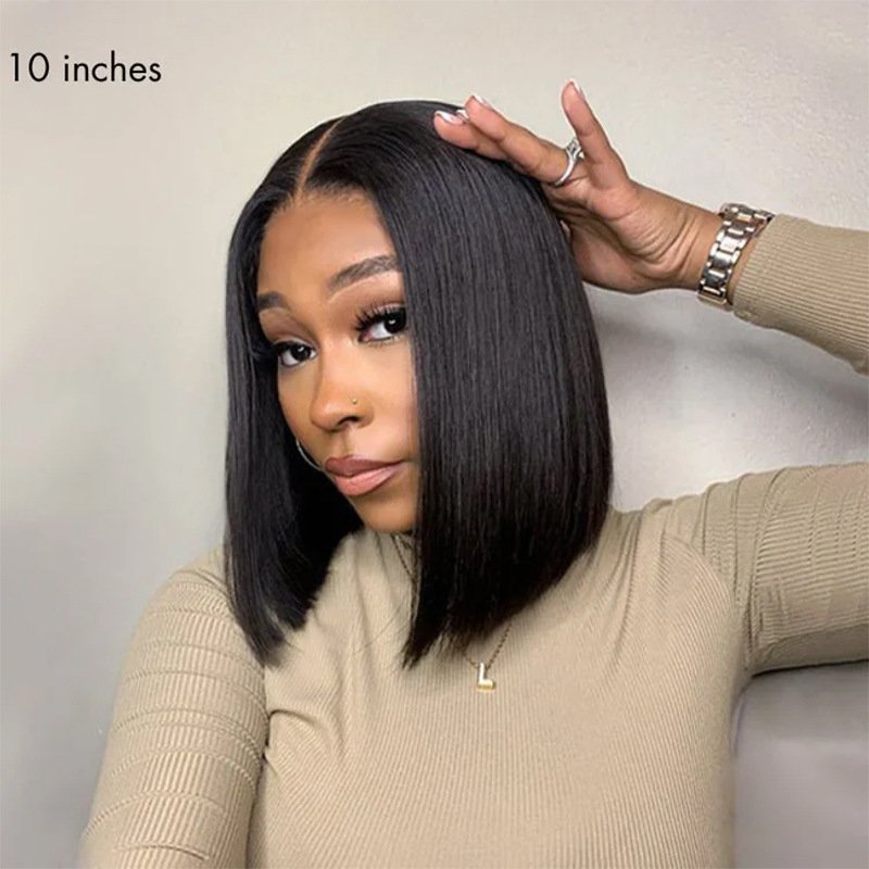 100 Percent Raw Vietnamese SDD Super Double Drawn Bone Straight Human Hair Wig Model V ST NC