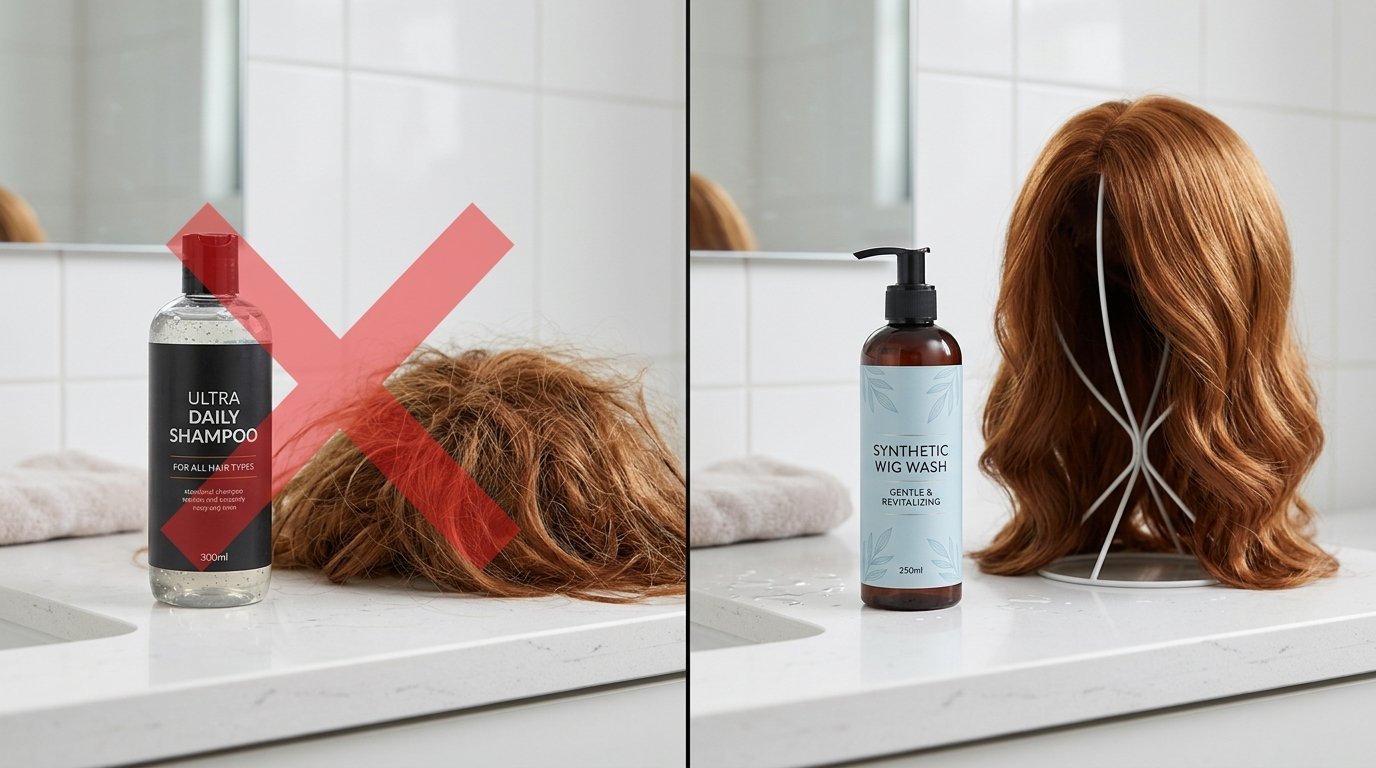 Can You Wash a Synthetic Wig with Regular Shampoo? The Honest Answer and What to Use Instead