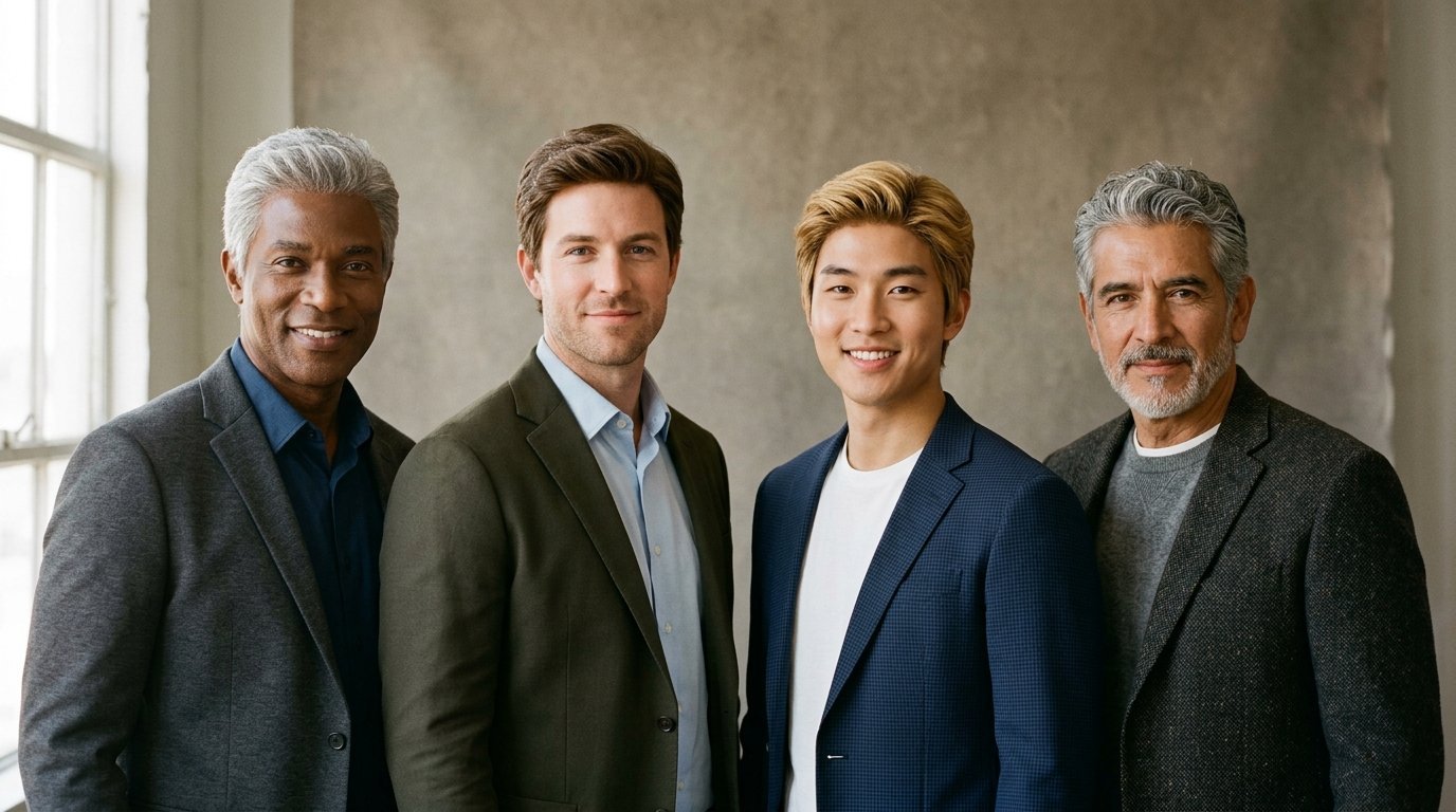 Men's Wigs: The Complete Guide to Gray, Brown, Blonde, White and Salt-and-Pepper Styles