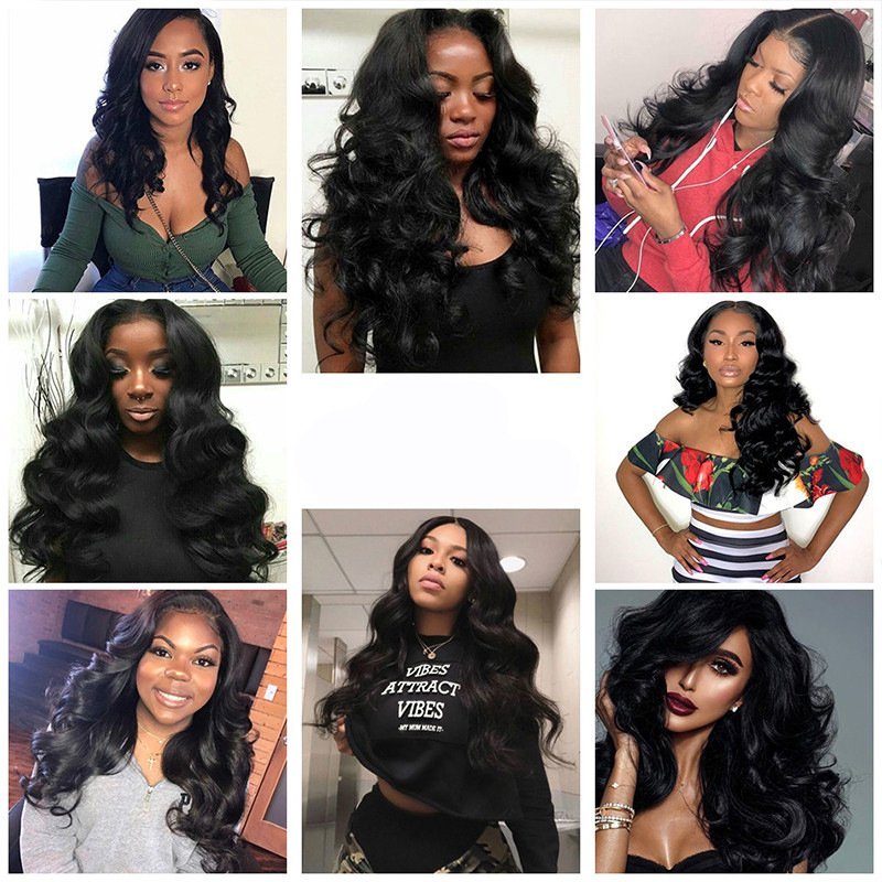 16 to 24 Inch Body Wave Synthetic Hair Weave Bundle 100g Model FT002