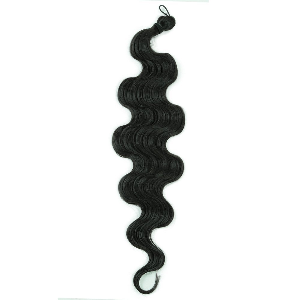 24 Inch Body Wave Synthetic Hair Bundle 100g for Crochet and Weave Extensions