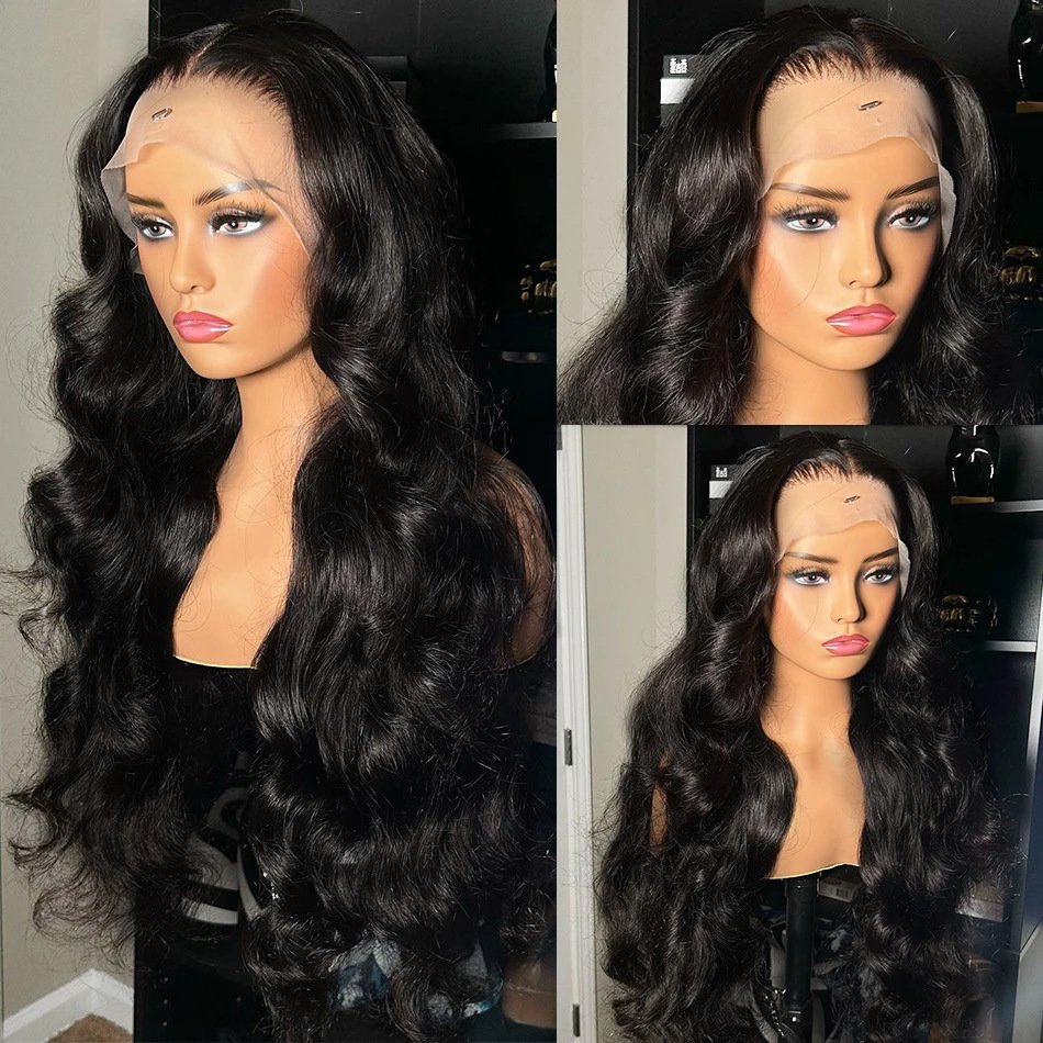 13x4 Lace Frontal Long Body Wave Synthetic Wig 70cm 260g Model B01