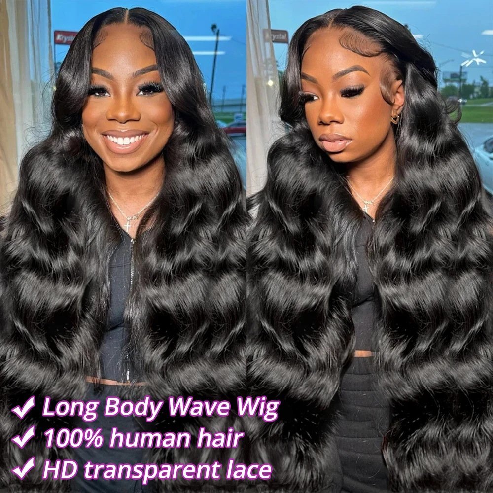 13x4 Lace Frontal Long Body Wave Synthetic Wig 70cm 260g Model B01