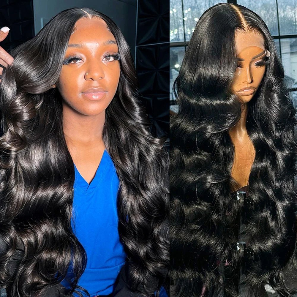 13x4 Lace Frontal Long Body Wave Synthetic Wig 70cm 260g Model B01