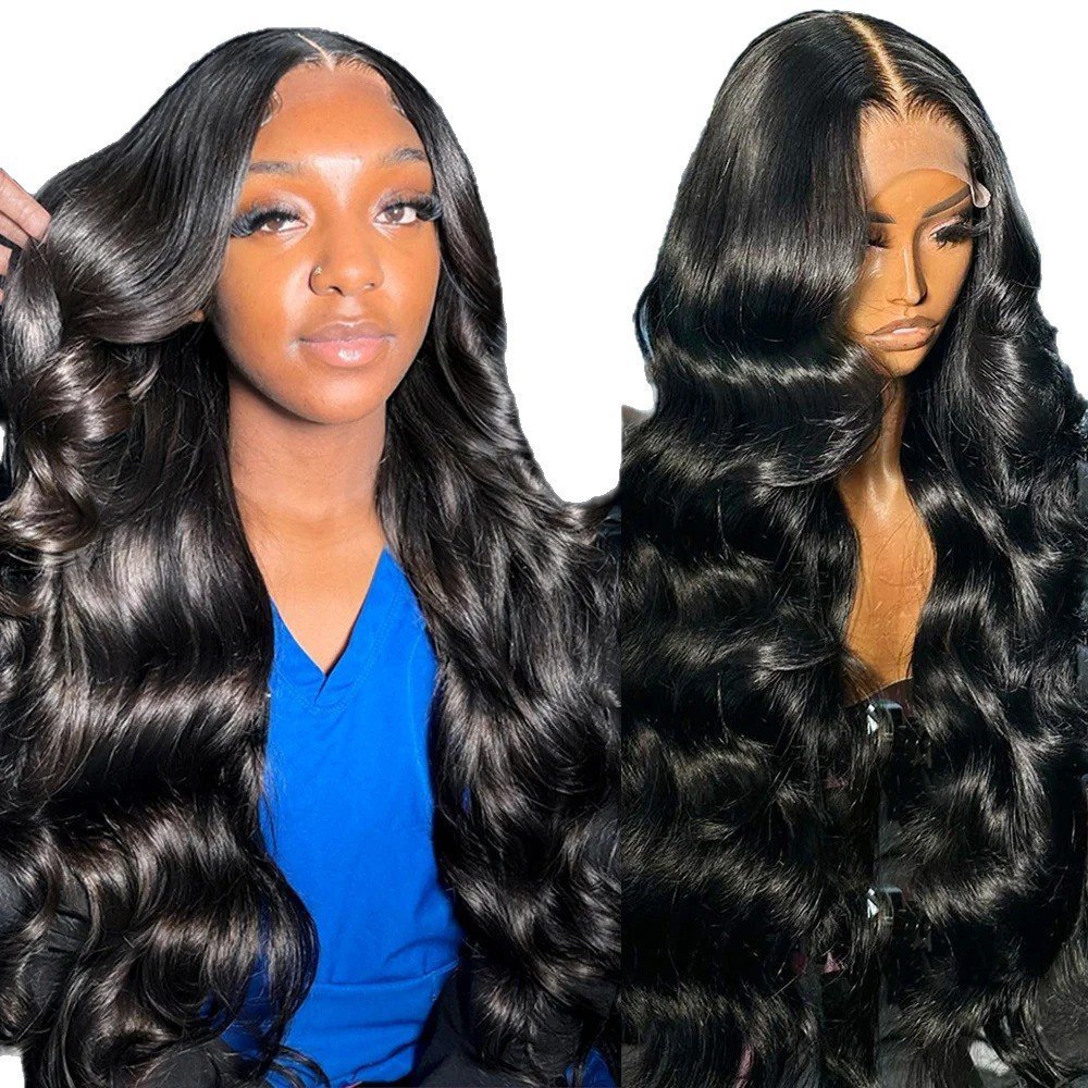 13x4 Lace Frontal Long Body Wave Synthetic Wig 70cm 260g Model B01