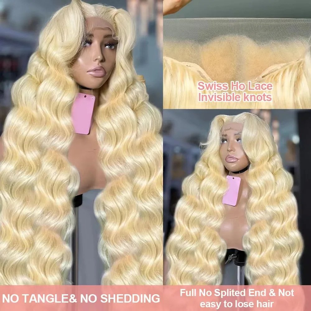 13x4 Lace Frontal Long Body Wave Synthetic Wig 70cm 260g Model B01