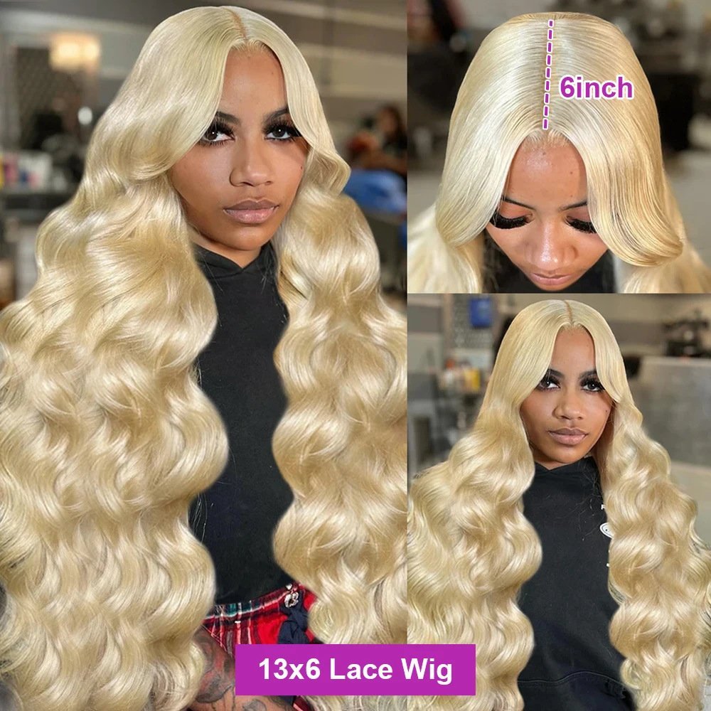 13x4 Lace Frontal Long Body Wave Synthetic Wig 70cm 260g Model B01