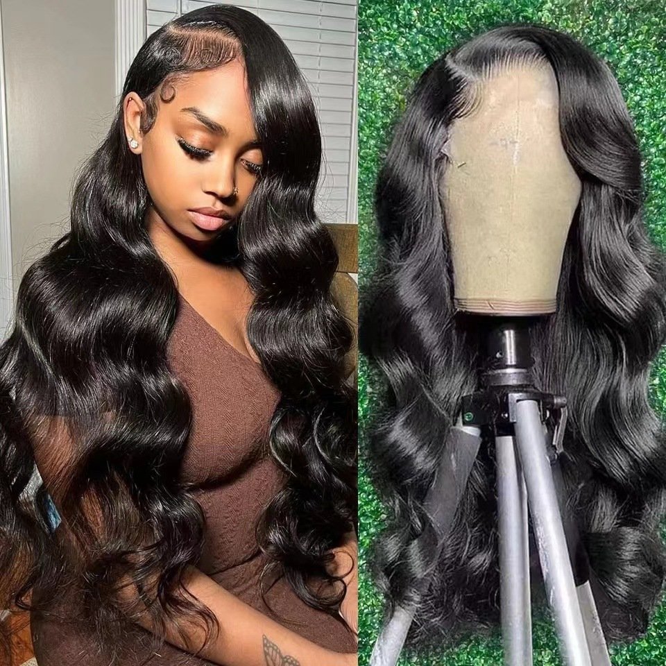 18 to 32 Inch Body Wave 13x4 Frontal Synthetic Wig Model L1690