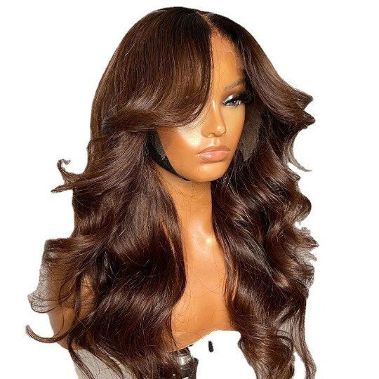 18 to 32 Inch Body Wave 13x4 Frontal Synthetic Wig Model L1690
