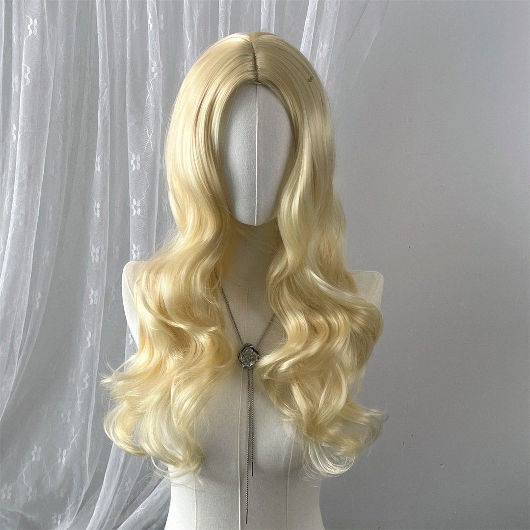 Middle Part Long Body Wave Synthetic Wig 68cm 240g Model 103F
